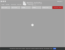 Tablet Screenshot of hotelnavona.com